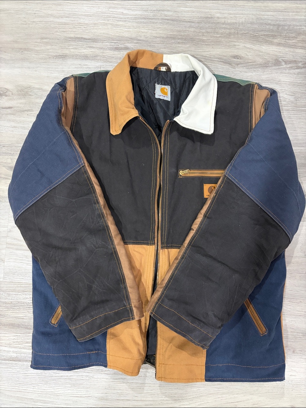 Reworked Carhartt Patchwork Jacket – Size S